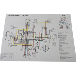 Instalacja elektryczna Dniepr MT-10/11/16 Alternator regulator napięcia